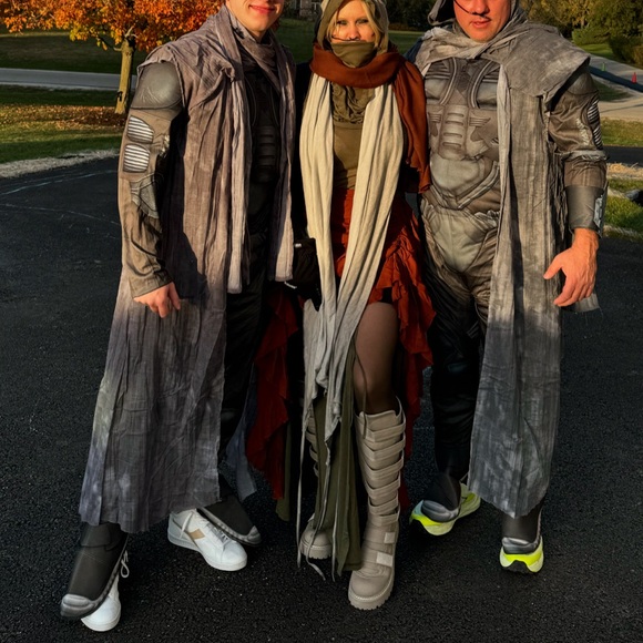 Dune 2 Halloween Fremen Chani Cosplay Knee High Shoes Boots Costume Size 10 - Picture 6 of 6